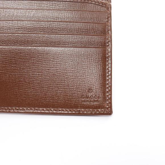 Gucci Interlocking G GG Supreme Bi-fold Wallet Coated Canvas Leather Men's Gr... - Picture 5 of 6